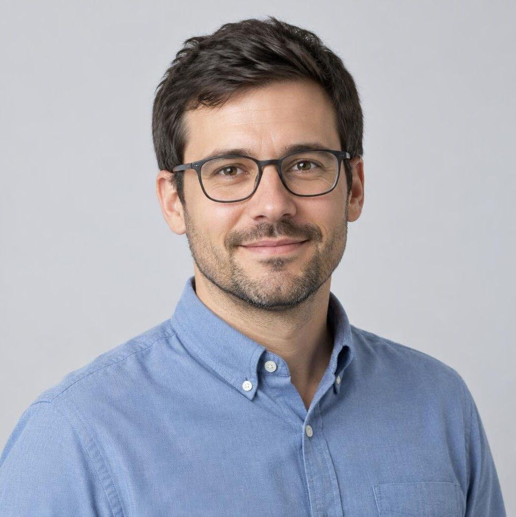 Portrait of a Swiss male researcher